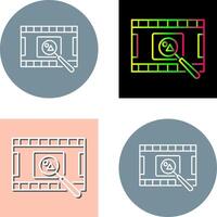 Unique Find Picture Icon Design vector