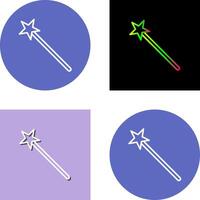 Unique Magic Icon Design vector