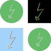 Unique Flash Icon Design vector