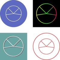 Pie Chart Analysis Icon Design vector