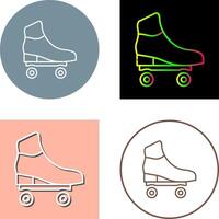 diseño de icono de patines vector