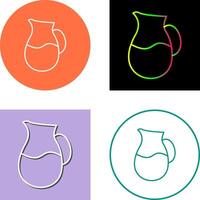 Milk Jug Icon Design vector