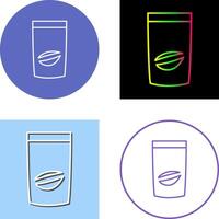 Coffee Bag Icon Design vector