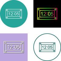 Unique Timer Icon Design vector