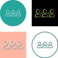 Unique Link Icon Design vector