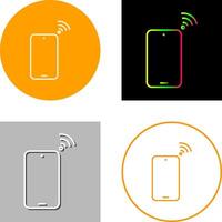 Unique Connected Device Icon Design vector