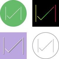 Unique Tick Icon Design vector