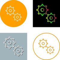 Unique Configurations Icon Design vector