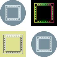 Unique Frame Icon Design vector