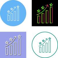 Unique Reputation Management Icon Design vector