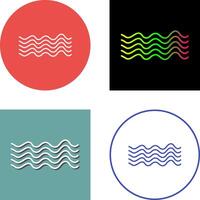 Magnetic Waves Icon Design vector