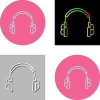 único auriculares icono diseño vector