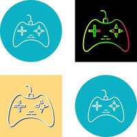Unique Gaming Console Icon Design vector