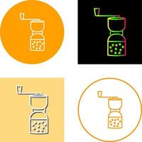 café amoladora icono diseño vector