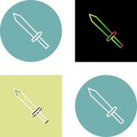 Unique Sword Icon Design vector