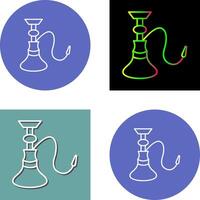 Unique Hookah Icon Design vector