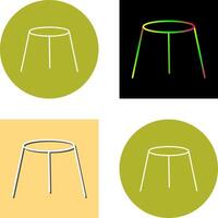 Unique Stool Icon Design vector