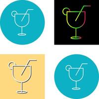 único bebidas icono diseño vector