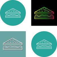 Unique Sandwich Icon Design vector