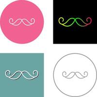 Moustache Icon Design vector