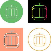 Cable Car Icon Design vector