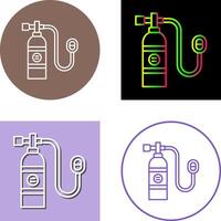 Oxygen Tank Icon Design vector