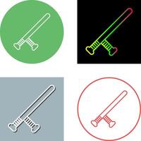 Baton Icon Design vector