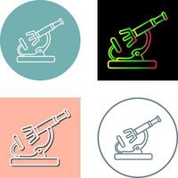 Microscope Icon Design vector