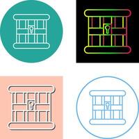 Jail Icon Design vector