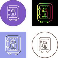 Safe Box Icon Design vector