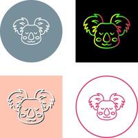 Koala Icon Design vector