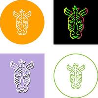 Zebra Icon Design vector