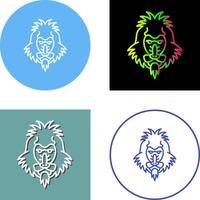 Mandrill Icon Design vector