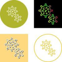 Virus Icon Design vector