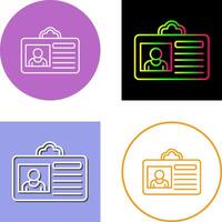 Criminal Card Icon Design vector