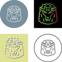 Sheep Icon Design vector