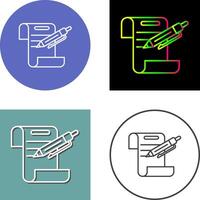 Contract Icon Design vector