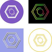 Nut Icon Design vector