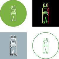 Jumpsuit Icon Design vector