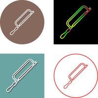 Hacksaw Icon Design vector