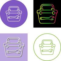 Toolbox Icon Design vector