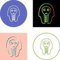 Egyptian Face Icon Design vector