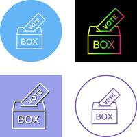 Giing Vote Icon Design vector