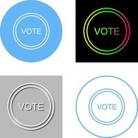 votar enlace icono diseño vector