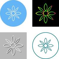 Flower Icon Design vector