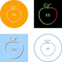 Apples Icon Design vector