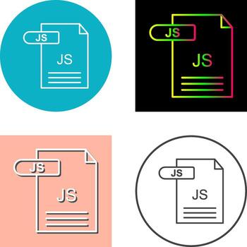 js icono diseño vector