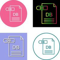 DB Icon Design vector