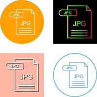 JPG Icon Design vector