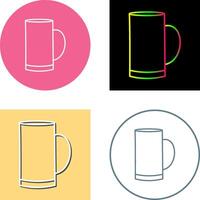 Beer Mug Icon Design vector